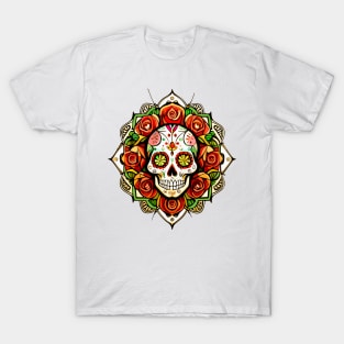 El Dia de los Muertos Day of the Dead Sweet Skull Halloween T-Shirt